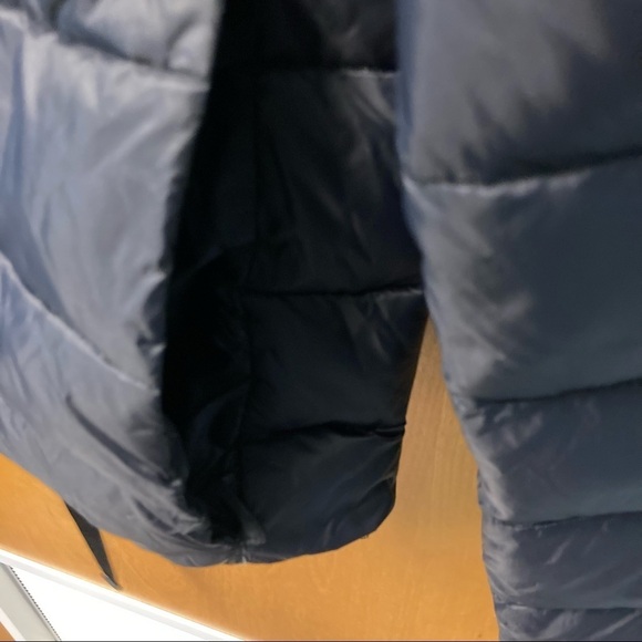 ZARA WOMAN Sz L Down Feather Puffer w/ Hem Drawstring & Pockets Jacket  Coat - Picture 4 of 9